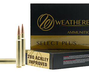 Weatherby M280A139HCB Select Plus  280 Ackley Improved 139 gr 20 Per Box/ 10 Case