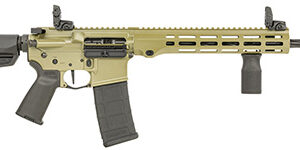 Maxim Defense MXM49736 MD15 L 5.56x45mm NATO 30+1 16" Fluted Barrel, Bazooka Green Rec/M-LOK Handguard, Black Magpul Furniture, SL-K Stock, MBUS Sights, Blackout Defense Flat Trigger