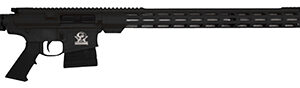 Great Lakes Firearms GL10243SSBLK AR-10  243 Win 5+1 24", Black, 20" M-Lok Handguard Fixed Hogue OverMolded Stock, A2 Grip, Muzzle Brake