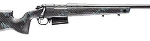 Bergara Rifles B14S752CF B-14 Crest 6.5 Creedmoor 5+1 20" Sniper Gray Cerakote #5 Contour Threaded Barrel, Sniper Gray Cerakote Steel Receiver, Black & Gray Sponge Fixed Carbon Fiber Stock