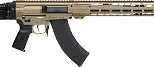 CMMG 86AD60BCT Dissent MK47 7.62x39mm 30+1 (2) 16.10", Coyote Tan Rec/15" M-Lok Handguard, Side Charging Handle, Black Side Folding Stock & Zeroed Grip, Muzzle Brake, 60/90 Ambi Safety, Adj. Gas Block