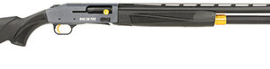 Mossberg 85165 940 Pro JM 12 Gauge 9+1 3" 24", Tungsten Gray Optic Cut Rec, Black Synthetic Furniture, Adj. Shim Stock, Gold Oversized Controls, HiViz TriComp Sight, Ext. Chokes