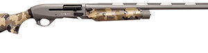 T R Imports A21228OS2 Alpha 2  12 Gauge 3" 4+1 28" Gray Cerakote Chrome Lined Vent Rib Barrel & Steel Receiver, Old School Camo Synthetic Fixed Stock