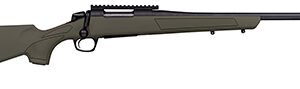 CVA CR3902G Cascade  270 Win 4+1 24" Black Cerakote Steel Threaded Barrel, Black Cerakote Receiver, OD Green Synthetic Stock