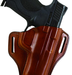 Bianchi 23996 57 Remedy  OWB Size 15 Tan Leather Belt Slide Fits S&W M&P Shield Right Hand