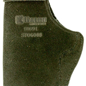 Galco STO800B Stow-N-Go  IWB Black Leather Compatible w/ Glock 43/43X/Springfield  Hellcat Belt Clip Mount Right Hand