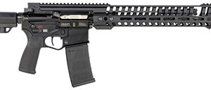Patriot Ordnance Factory 01143 P415 Edge 223 Rem,5.56x45mm NATO 16.50" 30+1 Black Hard Coat Anodized 6 Position MFT Stock