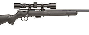 Savage Arms 96209 93R17 FXP 17 HMR Caliber with 5+1 Capacity, 21" Barrel, Matte Blued Metal Finish, Matte Black Synthetic Stock & AccuTrigger Right Hand (Full Size) Includes 3-9x40mm Scope