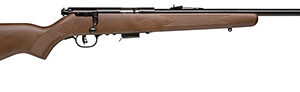 Savage Arms 90700 93 G 22 WMR Caliber with 5+1 Capacity, 21" Barrel, Matte Blued Metal Finish, Satin Hardwood Stock & AccuTrigger Right Hand (Full Size)