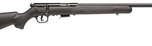 Savage Arms 96709 93R17 F 17 HMR Caliber with 5+1 Capacity, 21" Barrel, Matte Blued Metal Finish, Matte Black Synthetic Stock & AccuTrigger Right Hand (Full Size)