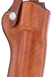 Bianchi 10045 1L Lawman Western OWB 01 Tan Leather Belt Loop Fits Colt New Frontier Fits Colt Peacemaker