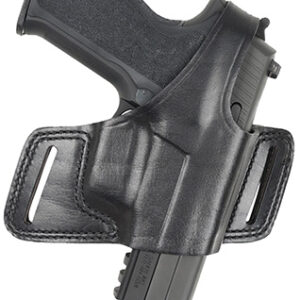 Bianchi 15706 Black Widow  OWB Size 01 Black Leather Belt Slide Fits S&W J Frame Fits Taurus 85 Fits Charter Arms Undercover Right Hand