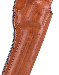 Bianchi 12678 111 Cyclone Belt Holster Size 03 OWB Open Bottom Style made of Leather with Tan Finish, Strongside/Crossdraw & Belt Loop Mount Type fits 4" Barrel S&W K-Frame for Right Hand