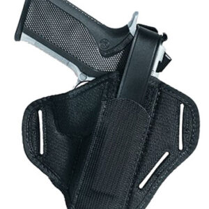 Uncle Mike's 86360 Super  OWB Size 36 Black Kodra Nylon Belt Slide Fits Sm Frame 5rd Revolver w/Hammer Spur Fits 2" Barrel Right Hand