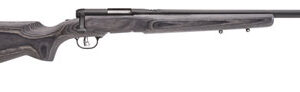 Savage Arms 96970 B.MAG  17 WSM Caliber with 8+1 Capacity, 22" Heavy Barrel, Matte Black Metal Finish & Varmint Beavertail Gray Laminate Stock Right Hand (Full Size)