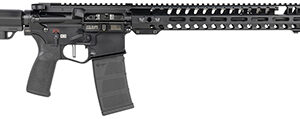 Patriot Ordnance Factory 00856 Renegade +  5.56x45mm NATO 16.50" 30+1 Black Hard Coat Anodized Black Nitride 6 Position MFT Stock Black Polymer Grip