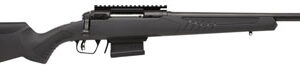 Savage Arms 57140 110 Haymaker 450 Bushmaster 4+1 18" Barrel, Matte Black Metal, Black Fixed AccuStock with AccuFit