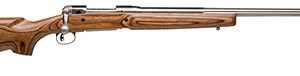 Savage Arms 18465 12 Varminter Low Profile 223 Rem 4+1 Cap 26" 1:9" Matte Stainless Rec/Barrel Satin Brown Stock Right Hand (Full Size) with Detachable Box Magazine
