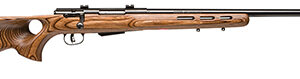 Savage Arms 18529 25 Lightweight Varminter-T 204 Ruger 4+1 Cap 24" Matte Black Rec/Barrel Natural Brown Laminate Fixed Thumbhole Stock Right Hand (Full Size) with Detachable Box Magazine