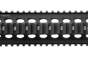 Troy Ind SRAIMRFD9BT00 Drop In Accessory Rail AR-15 Black Hardcoat Anodized Aluminum
