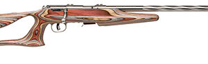 Savage Arms 92750 93 BSEV 22 WMR Caliber with 5+1 Capacity, 21" Barrel, Matte Stainless Metal Finish & Multi Laminate Stock Right Hand (Full Size)