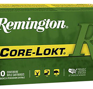 Remington Ammunition 27830 Core-Lokt  30-06 Springfield 220 gr Soft Point Core Lokt 20 Per Box/ 10 Case