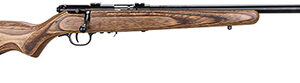 Savage Arms 96734 93R17 BV 17 HMR Caliber with 5+1 Capacity, 21" Barrel, Matte Blued Metal Finish & Natural Brown Laminate Stock Right Hand (Full Size)