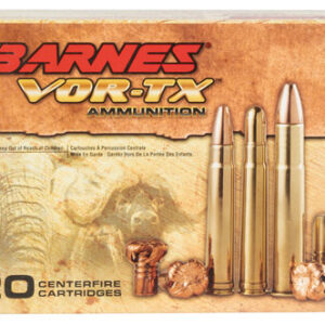 Barnes Bullets 22033 VOR-TX Safari 500 Nitro Express 570 gr Round Nose Banded Solid 20 Per Box/ 10 Case