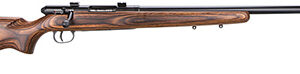 Savage Arms 19738 25 Lightweight Varminter 17 Hornet Caliber with 4+1 Capacity, 24" Barrel, Matte Black Metal Finish & Natural Brown Laminate Stock Right Hand (Full Size)