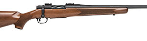 Mossberg 27841 Patriot  Full Size 22-250 Rem 5+1 22" Matte Blued Fluted Barrel & Receiver, Walnut Fixed Wood Stock