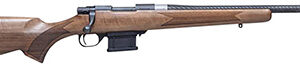 Howa HWHCF6ARC M1500 Mini Action Hunter 6mm ARC 5+1 20" Black Carbon Fiber Wrapped Barrel, Black Drilled & Tapped Steel Receiver, Walnut Fixed Stock, Right Hand