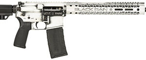 Black Rain Ordnance BROFUSIONWB Spec15 Fusion 5.56x45mm NATO 30+1 16", White Battleworn, 12" M-LOK, MFT EPG16 Grip/Minimalist Stock