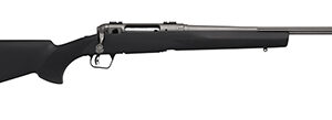 Savage Arms 58279 110 Trail Hunter Lite Full Size 300 Win Mag 3+1 20" Fluted/Threaded Barrel, Drilled & Tapped Steel Receiver, Black Fixed Synthetic Stock
