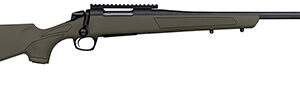 CVA CR3906G Cascade  7mm-08 Rem 4+1 22" Black Cerakote Steel Threaded Barrel, Black Cerakote Receiver, OD Green Synthetic Stock