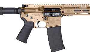 Diamondback DB1912K061 DB15 AR Pistol Carbine Length 5.56x45mm NATO 30+1 7" Heavy Barrel w/A2 Flash Hider, 6" M-Lok Handguard, Flat Dark Earth Buffer Tube Foam Pad Stock, Magpul MOE Grip