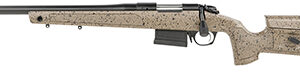 Bergara Rifles B14S351LC B-14 HMR 308 Win 5+1 20" Graphite Black Cerakote Barrel, Black Speckled Brown Molded w/Mini-Chassis, Adjustable LOP & Cheek Piece Stock, Left Hand
