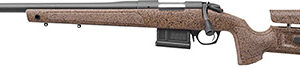 Bergara Rifles B14S354LC B-14 HMR 22-250 Rem 5+1 24" Graphite Black Cerakote Barrel, Black Speckled Brown Molded w/Mini-Chassis, Adjustable LOP & Cheek Piece Stock, Left Hand