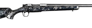 Christensen Arms 8010632800 Ridgeline FFT TI 7mm PRC 3+1 22" Carbon Fiber Threaded Barrel, Stainless Titanium Rec, Black with Gray Accents Stock