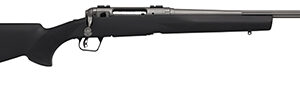 Savage Arms 58280 110 Trail Hunter Lite Full Size 450 Bushmaster 3+1 20" Fluted/Threaded Barrel, Drilled & Tapped Steel Receiver, Black Fixed Synthetic Stock