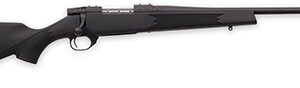 Weatherby VYT7M8RR0T Vanguard Synthetic Compact 7mm-08 Rem 5+1 20" Matte Blued #1 Threaded Barrel, Matte Blued Drilled & Tapped Steel Receiver, Black Adjustable Synthetic Stock