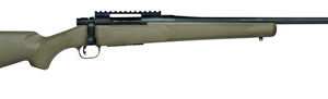 Mossberg 27873 Patriot Predator 243 Win Caliber with 5+1 Capacity, 22" Threaded/Fluted Barrel, Matte Blued Metal Finish & Flat Dark Earth Synthetic Stock Right Hand (Full Size)