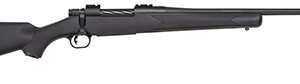 Mossberg 27877 Patriot Synthetic 25-06 Rem 5+1 22" Fluted Barrel w/Recessed Match Crown, Matte Blued Metal Finish, Spiral-Fluted Bolt, Synthetic Stock, Drop Box Magazine, Adjustable LBA Trigger