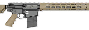 Rock River Arms X308A1751TV1 LAR-8 X-1 308 Win 18" Stainless 20+1, Black Rec, Tan RRA A2 Operator Stock & Hogue Grip, Carrying Case