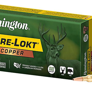 Remington Ammunition R27855 Core-Lokt Copper 270Win 130gr Copper Hollow Point 20 Per Box/10 Case