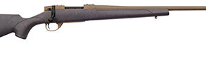 Weatherby VWB222RR4T Vanguard Weatherguard 22-250 Rem 5+1 24" Threaded, Burnt Bronze Barrel/Rec, Black with Bronze Webbing Monte Carlo Stock