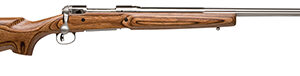 Savage Arms 18468 12 Varminter Low Profile 22-250 Rem 4+1 Cap 26" 1:9" Matte Stainless Rec/Barrel Satin Brown Stock Right Hand (Full Size) with Detachable Box Magazine