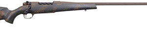 Weatherby MBC20N65CMR4B Mark V Backcountry 2.0 6.5 Creedmoor 4+1 22" Barrel, Patriot Brown Cerakote Metal Finish, Brown Sponge Pattern Black Peak 44 Blacktooth Stock