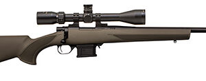 Howa HMA60804GGP M1500 Mini Action Compact 6mm ARC 5+1 20" Black Steel Barrel, Black Drilled & Tapped Steel Receiver, OD Green Fixed HTI Synthetic Stock, Nikko Stirling GamePro 4-12x40mm