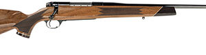 Weatherby MDX01N243NR2O Mark V Deluxe Full Size 243 Win 4+1 22" High Gloss Blued Fluted Barrel, High Gloss Blued Drilled & Tapped Steel Receiver, Gloss AA Walnut Fixed Stock