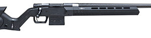 Howa HHERA65CCFBLK M1500 Hera 6.5 Creedmoor 5+1 24" Carbon Fiber Threaded Barrel, Black Rec, Black Hera H7 Chassis Stock